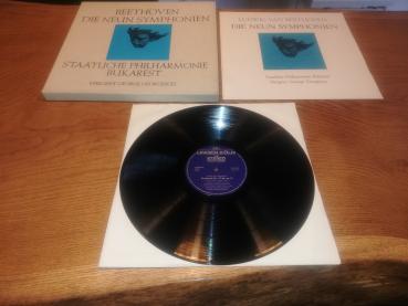Beethoven Die Neun Symphonien Staatliche Philharmonie Bukarest Dirigent George Georgescu 9LP Box Deutsche Pressung VG+/VG+